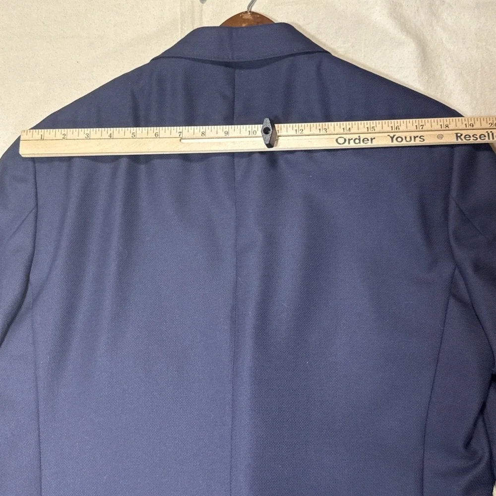 Rodd & Gunn Blue Cotton Sport Fit Blazer Men XL Modern Jacket 100% Wool
